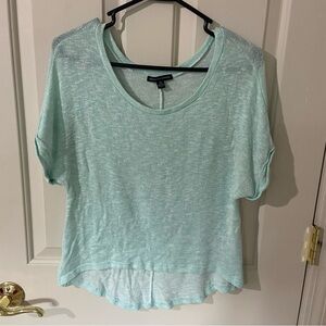 American Eagle Outfitters Light Blue Knit Top